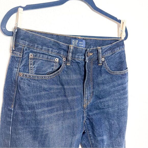🍋 GAP • Men’s Denim Straight Jeans Classic Blue Wash Size 30x32 - Picture 2 of 8